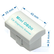 Weiße Super-Mini OBD2 Bluetooth Elm327 Auto Diagnose-Scanner V2. 1 Universal OBD2 Diagnose-Tool arbeiten auf Android Windows